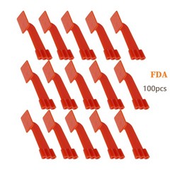 100x Dental Sensor Holder self-adhesive Digital X-ray Sensor Holder Bitewing Red