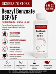 Kalama Benzyl Benzoate USP/NF- Assorted Sizes – Free Shipping