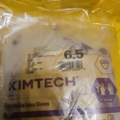 Kimtech #56889 G3 Sterile White Nitrile Gloves 12″ Size 6.5 – 20 Pair