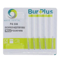 Wave Dental Carbide Burs FG 330 245 High Speed Pear Domed Fissure Friction Grip