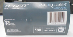 Genesee Scientific 44-101XS N-GEN Nitrile Examination Gloves Powder-Free XSmall