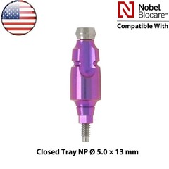 US Impression Transfer Coping Open Closed Tray Compatible Nobel Active NP RP