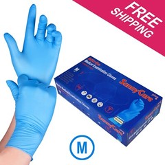 100 SunnyCare Nitrile Exam Gloves Powder Free Chemo-Rated (Non Vinyl Latex) – M