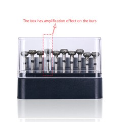 10Packs AZDENT Dental Super Coarse FG Diamond Grit Burs For High Speed Handpiece