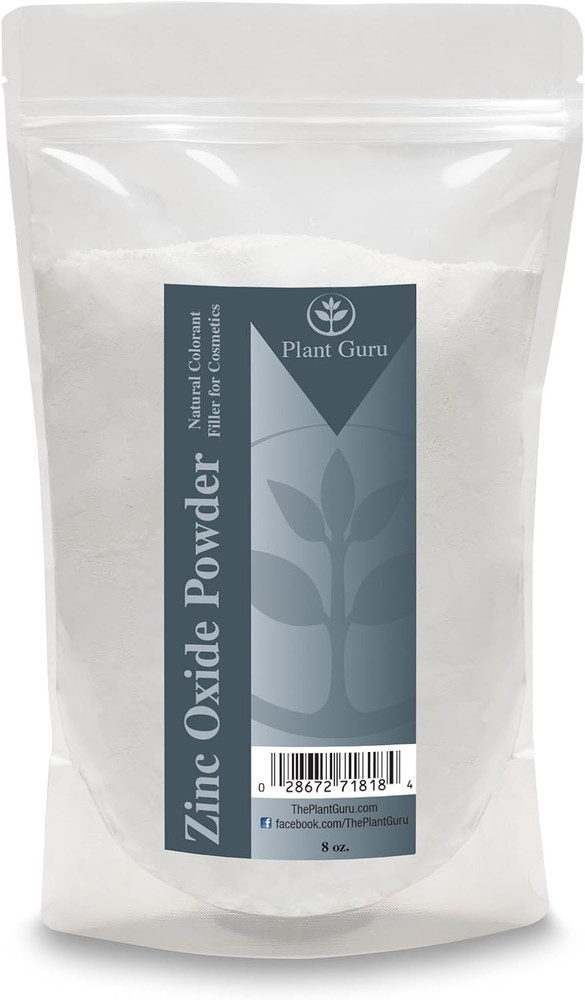 Zinc Oxide Powder 8 Oz. Non-Nano, Uncoated, 100% Pure USP Pharmaceutical Grade.