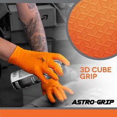 Medium Nitrile Gloves Pack Of 1000 6 Mil Powder Free Textured Orange Color