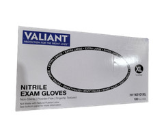 Blue Nitrile Exam Gloves Size: XLarge – Case of 1000 by Valiant