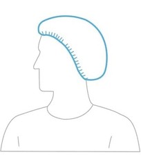 Bouffant Caps – 21″ Universal White BOX OF 1000