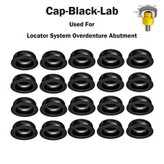 Dental Overdenture Locator Implant Abutment Retention Caps Male Cap Inserts Set
