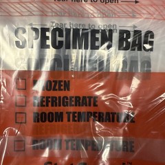 Statlab Specimen Transport Bags 6″X9″ Zip Closure RED STAT, 100/CS – BGT00609/D
