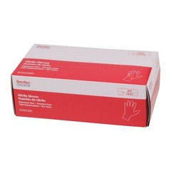 Case of 1000 Nitrile Gloves Small S Powder Free Gordon Choice Blue Food Service