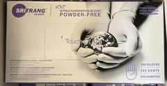 2500 Sri Trang Nitrile Exam Medical Gloves, Powder-Free MEDIUM