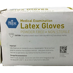 MedPride Medical Latex Examination Gloves Powder Free Medium – 100 Count