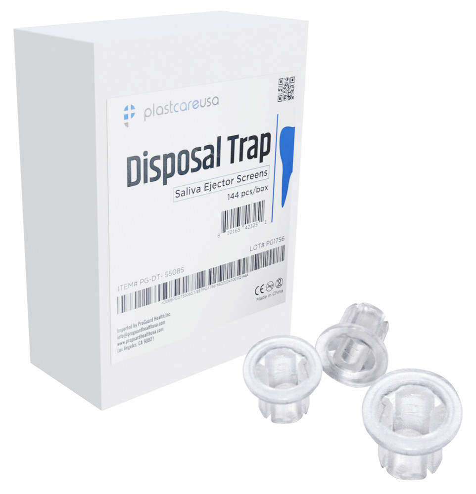 5508-S Disposable Saliva Ejector Traps (Box of 144) Dental Suction Screens