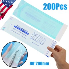 Self-Sealing Sterilization Pouches 3.5″ x 10″ 200 Pcs / Box USA