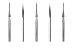 5 Pcs Dental Tungsten Carbide Bur Trimming&Finishing Safe End Taper FG ET6/ET9