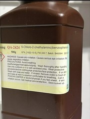 5-chloro-2-(methylamino)benzophenone – 100 Grams