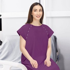 NY Threads Women’s Hospital Gown Soft and Stylish Comfortable Patient Gown,…