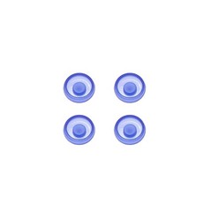 US Color Coded Retention Cap Inserts 0.8/1.2/2.4lbs for Locator Overdenture 4Pcs