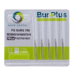 Wave Dental Oral Surgery Carbide Bur 25mm Length Taper Fissure FGOS 700 702 703