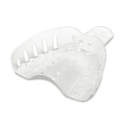 Plasdent ITC-XLU Dental Impression Trays #X1 Extra Large Upper Crystal Clear 12p