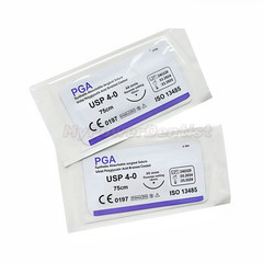 Dental Oral Surgical Suture Violet PGA 4-0 3/8 Reverse Cutting Suture