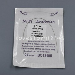Dental TMA Molybdenum Beta Titanium Ti-Mo Alloy Arch Wire Rectangular/Round