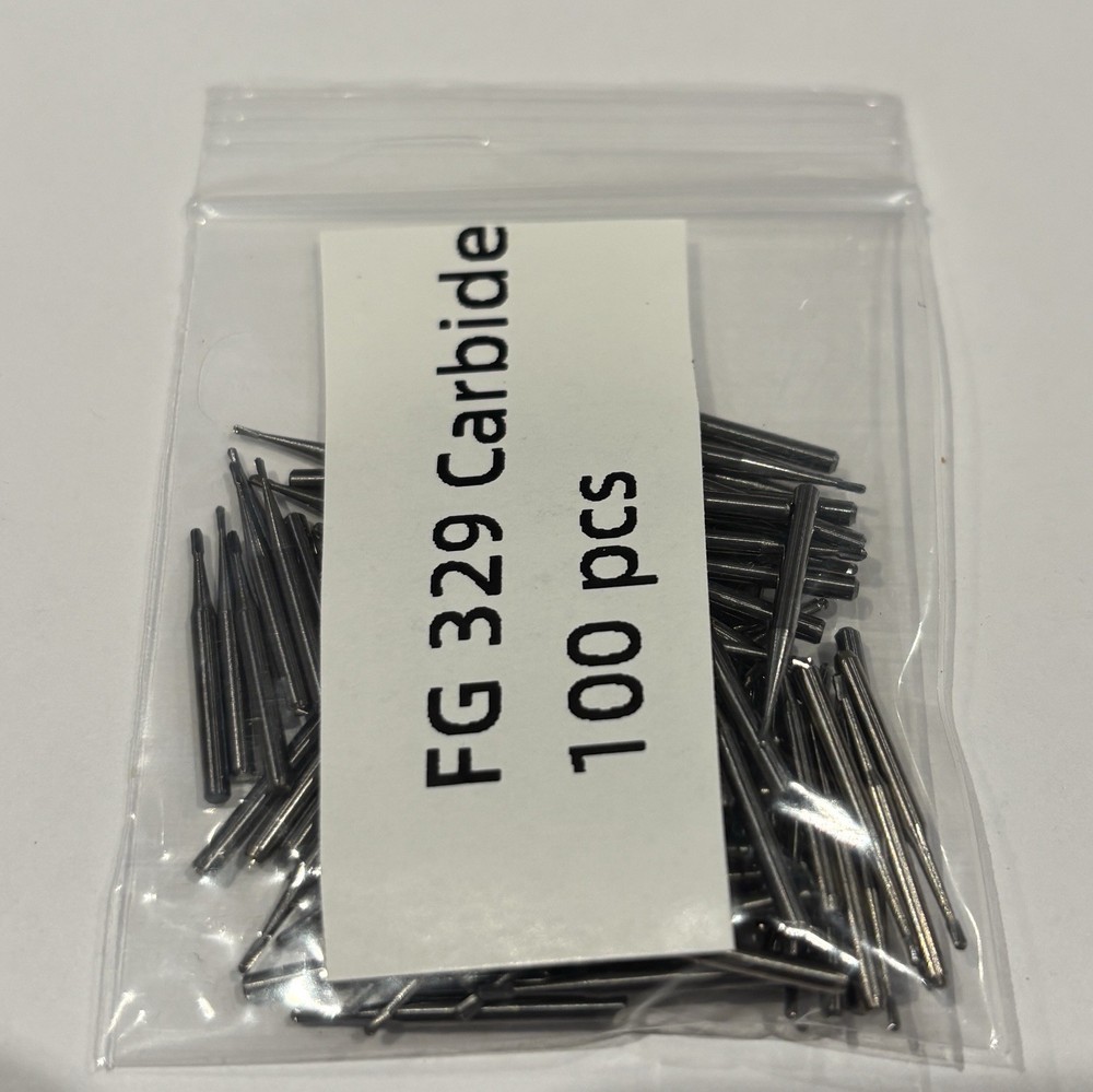 FG329 Carbide Burs Friction Grip Bulk Pack 100 Pieces