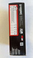 AMMEX Glove Works Nitrile Gloves, Black – XL (100 Pack).