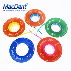 Dental Orthodontic Elastic Ultra Power Chain Rubber Bands Continuous/Short/Long