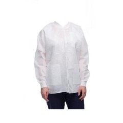 ValuMax 3530WHXL Easy-Breathe Jackets White Extra Large 10/Pk