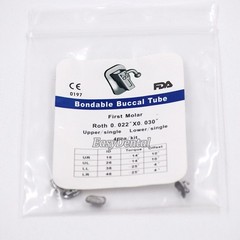1 Pack Dental Buccal Tube MBT 1st 2nd 018 022 Bondable Non-con MBT Roth Edgewise