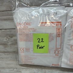ENCORE Latex MICRO Surgical Gloves Sterile *22 Pair* Size: 7.5 *See Date*3-25