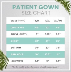 NY Threads Women’s Hospital Gown Soft and Stylish Comfortable Patient Gown,…