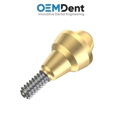Dental Straight Multi Unit 1.6mm Titanium Set NP Nobel Active®Compatible Conical