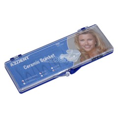 AZDENT Dental Orthodontic Clear Ceramic Brackets Braces Mini Roth.022 Hooks 345