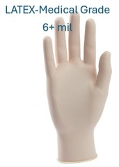 X-SMALL SureCare® Powder Free Latex Examination Medical Grade 6+ MIL 10/100 case