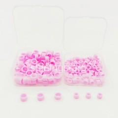 100 Pcs/Box Dental Instrument Hygienist Silicone Color Code Rings Bands Circle