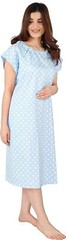Maternity Gown Hospital Gown 100% Cotton Patient Gown Utopia Care