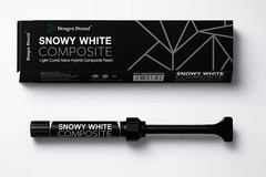 Dental SNOWY WHITE BLEACH SHADE Light Cured Nano Hybrid Restorative Composite 4g