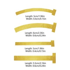 20Pcs/Pack Dental Curved Straight T-Bands Brass Wide Operatory Restorations Tool