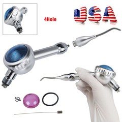Dental Air Flow Teeth Polishing Polisher Handpiece Hygiene Prophy Jet 4 Holes
