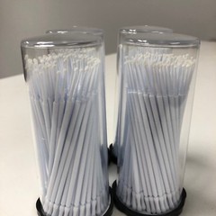 800 (8 Kegs) White Disposable Dental Micro Applicator Brushes (Super-Fine Tips)