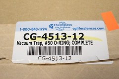 Vacuum Trap Complete Chemglass CG-4513-12 Vapor Trapping Vacuum Filtration New