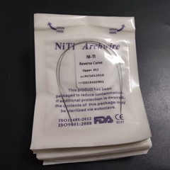 Dental Orthodontic Reverse Curve Arch Wire Niti Super Elastic Round