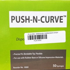 Plasdent 8080 – Disposable Impressıon Syringes, Clear, Bendable Tip (50set/box)