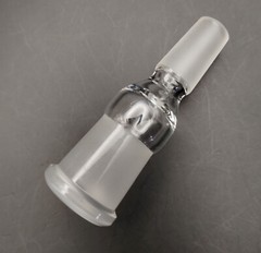 14mm Male-19mm Female Size Conversion Glass Ground Joint Attachment Adapter GonG