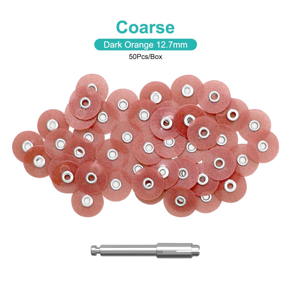 Sof-Lex Dental Polishing Discs for Composite / Ceramic 4-Grit, 50Pcs + Mandrel