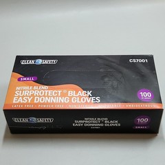 Surprotect Nitrile Blend Black Easy Donning Gloves – 7000 (6 MIL), 2 x 100/box S