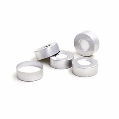 1000PCS 10ml Sample Vials+Aluminum Caps 20mm Crimp Top Clear Glass Bottle HPLC
